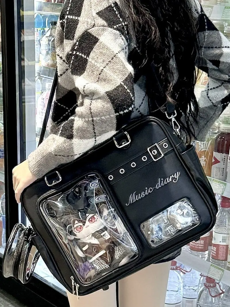 

Сумки Ita с индивидуальным дизайном Jk, рюкзак/сумка на одно плечо для девочек, большая вместительная сумка для кукол со звездами, сумка для конвенции аниме