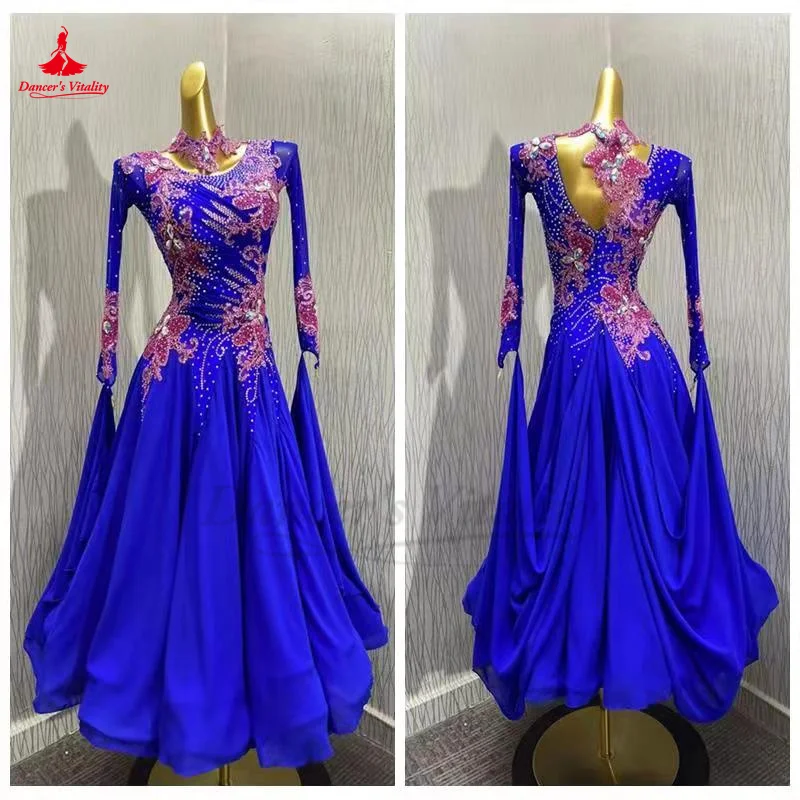 

Ballroom Dance Competition Dress Customsized Adult Children Waltz Social Dancing Wear Skirt for Women Ballroom Stage Dresses