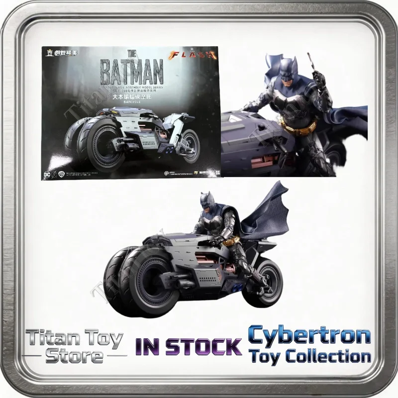 

Ready To Ship Modoking The Flash 1/12 Batman Ben Affleck Suit Motorcycle Batmobile Assembly Action Figure Collectible Toy Gift
