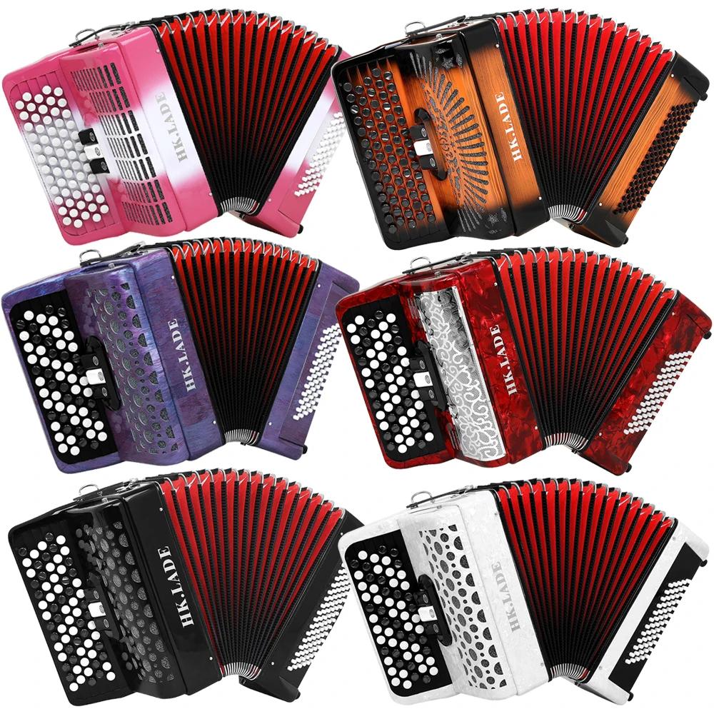 SLADE Factory Cheap Price Customized Wholesale AH Series Professional 62 69 Keys 60 96 Bass Button Bayan Accordion