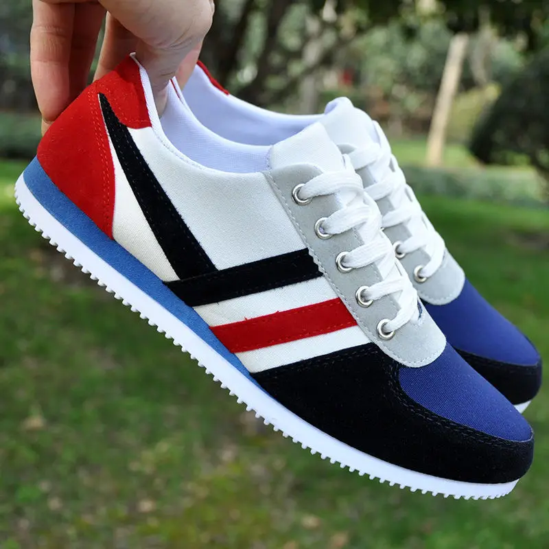 Chaussures en toile à semelle souple pour hommes, chaussures de tennis décontractées pour hommes, entraîneur de chaussures, chaussure de course pour