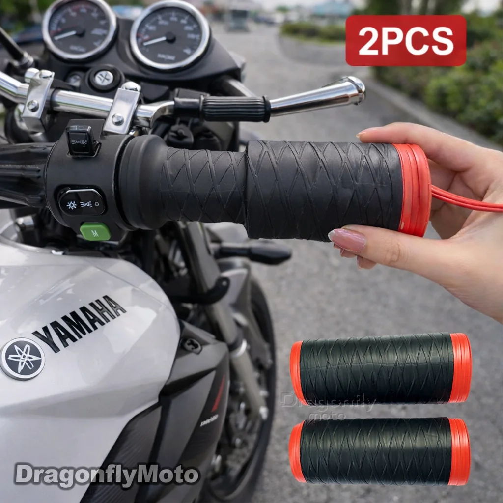 

Силиконовые чехлы на руль мотоцикла для Yamaha XJ6 XJ6F XJ6N DIVERSION 2009-2014, самосжимающиеся, нескользящие, чехлы для рукояток мотоциклов