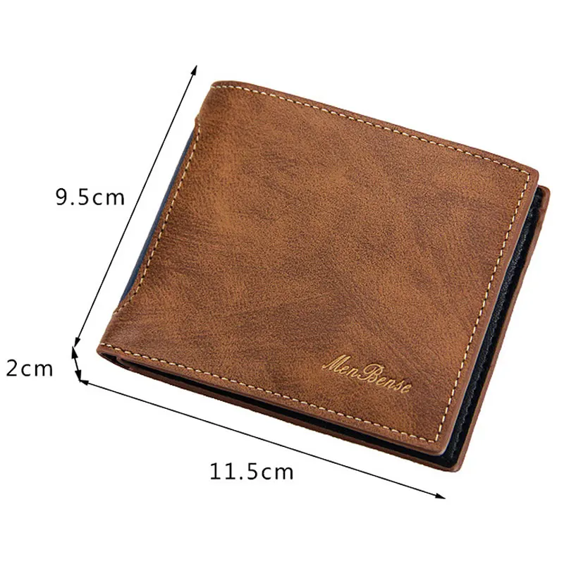 New Men Wallet Short Fashion Casual Male Purses Multi Card Holders High Quality Small Coin Pocket Men Wallet Clutch