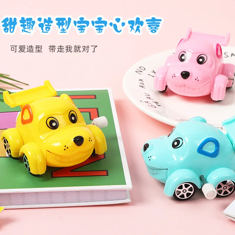 어린이 만화 와인딩 시계 장난감, 창의적이고 귀여운 작은 원숭이 자동차, 작은 동물 아기 선물, 신제품