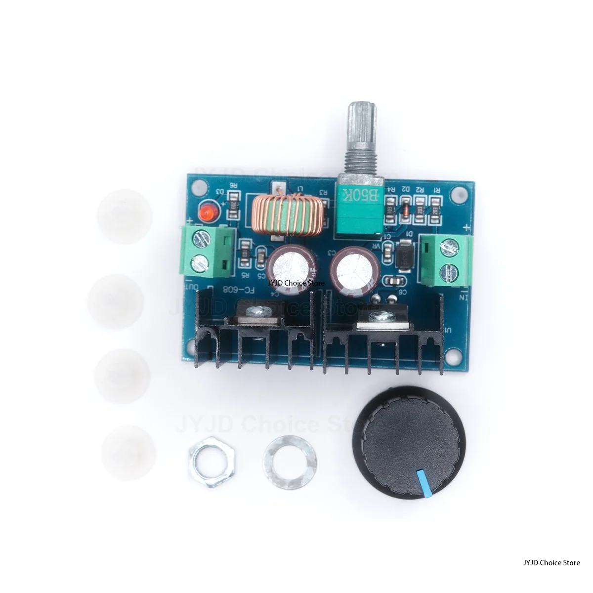 XH-M401 DC-DC Step Down Buck Converter Power Supply Module XL4016E1 PWM Adjustable 4-40V To 1.25-36V Step Down Board 8A 200W image 3