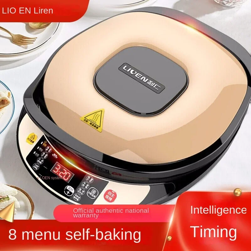 

Electric Baking Machine Crepe Maker Pizza Pancake Pan Machine Griddle Chinese Spring Roll Pie Frying Grill Steak Cooker Roaster