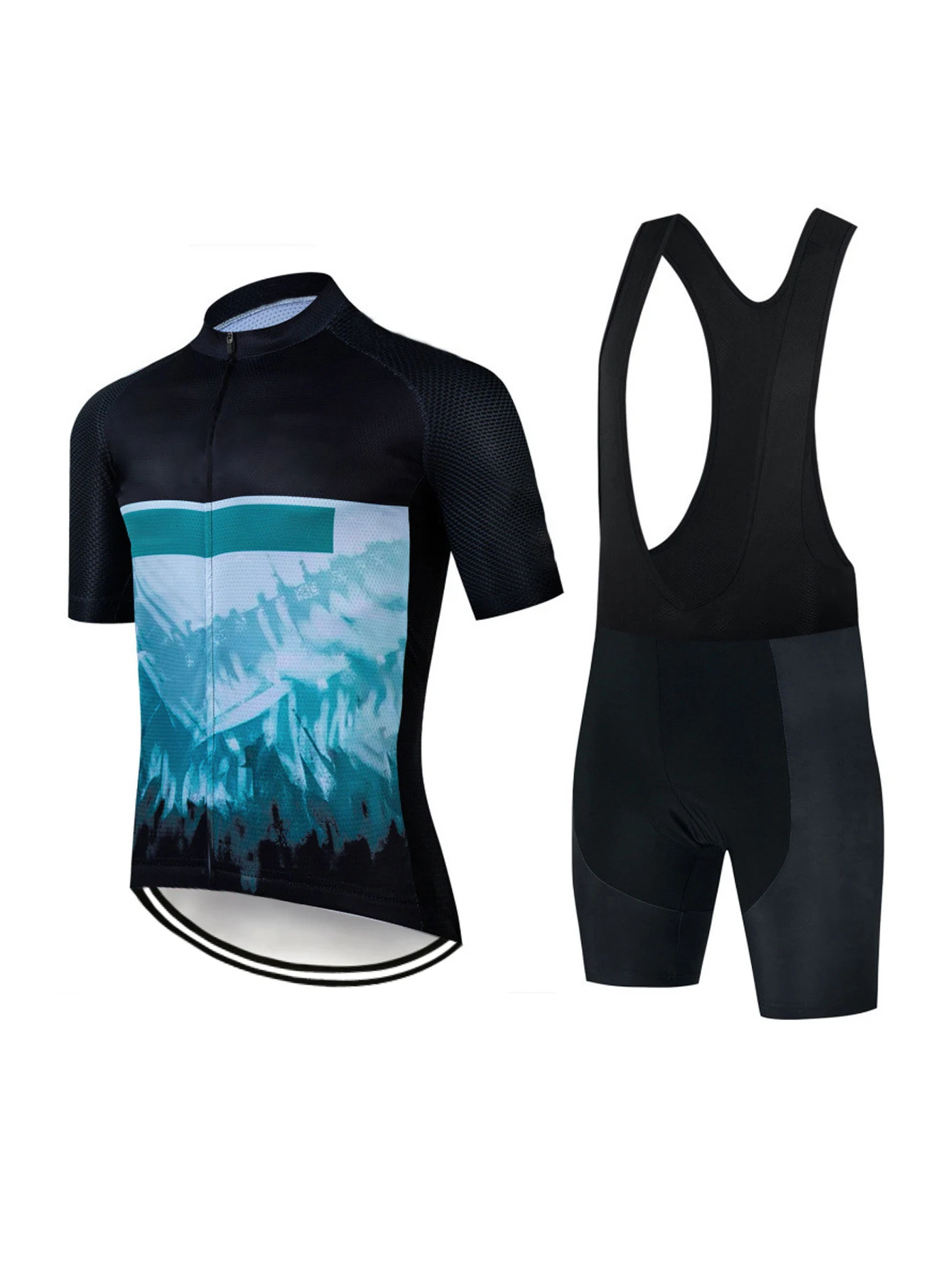 

Мужские велосипедные футболки с коротким рукавом, летний комплект для велоспорта, дышащая велосипедная одежда