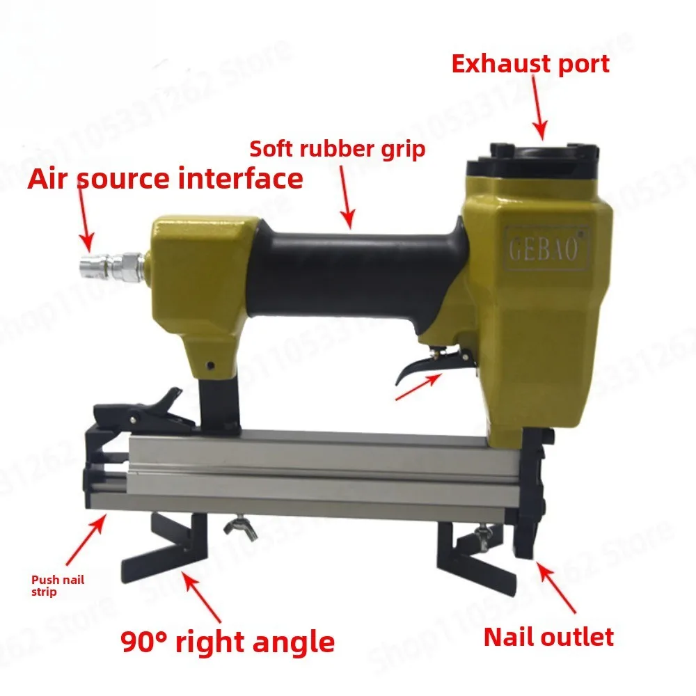V1015 Pneumatic V Nailer 45 Degree Corner Nail Gun Industrial for Picture Frame Molding