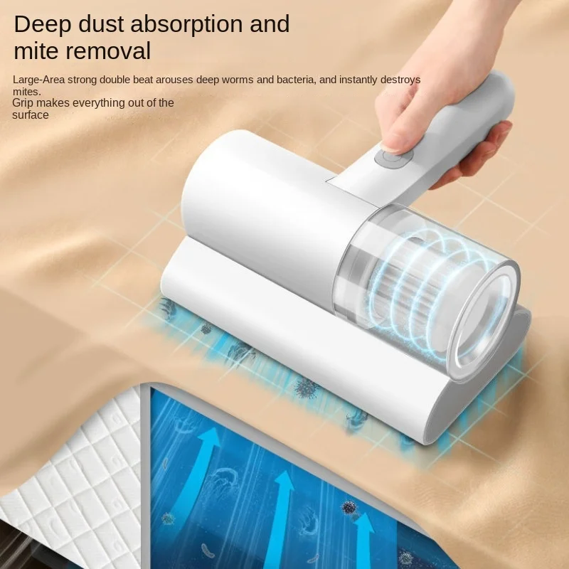 New Mite Remover Brush For Home Bed USB Vacuum Cleaner UV Sterilization Disinfection Machine Safer Home Cleaning Wireless Robot