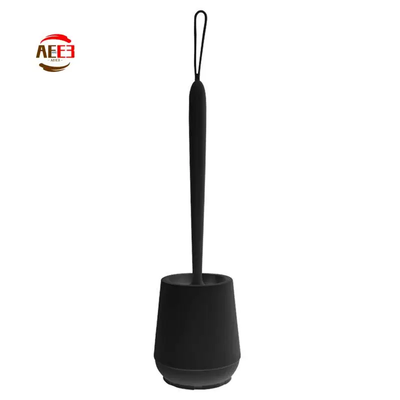 

AEE3-Bathroom Toilet Brush Soft Brush Head No Dead Angle Household Floor Cleaning Brush Toilet Accessories