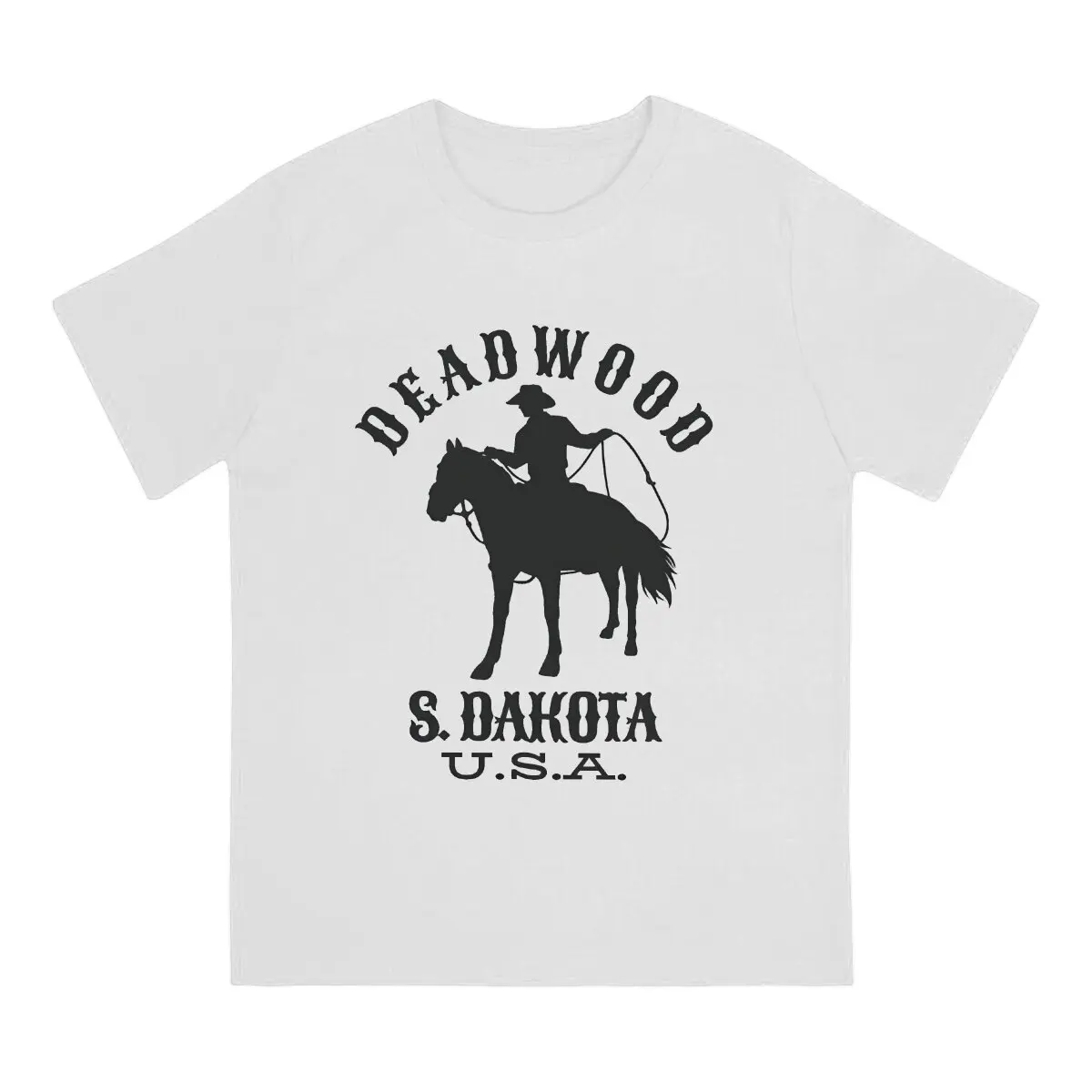 D-Deadwood TV Men's TShirt South Dakota U.S.A Fashion T Shirt Graphic Sweatshirts New Trend