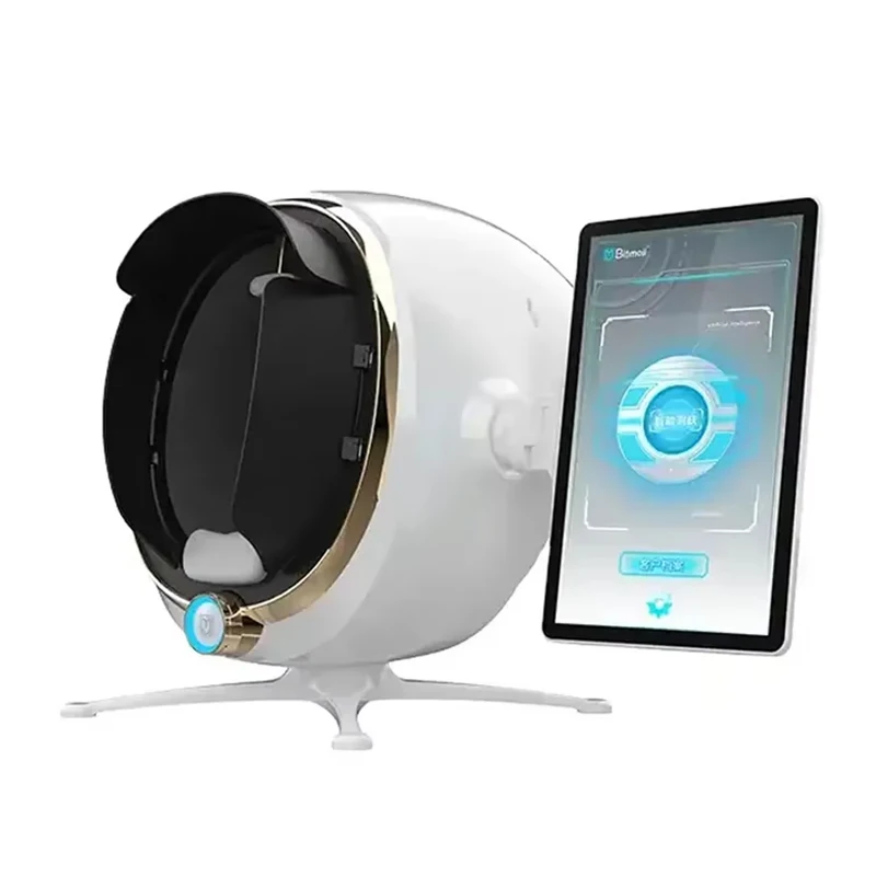 3D AI Skin Analyzer MOJI Magic Mirror Facial Scanner Detector Comprehensive Diagnosis Beauty Salon Necessary Equipment