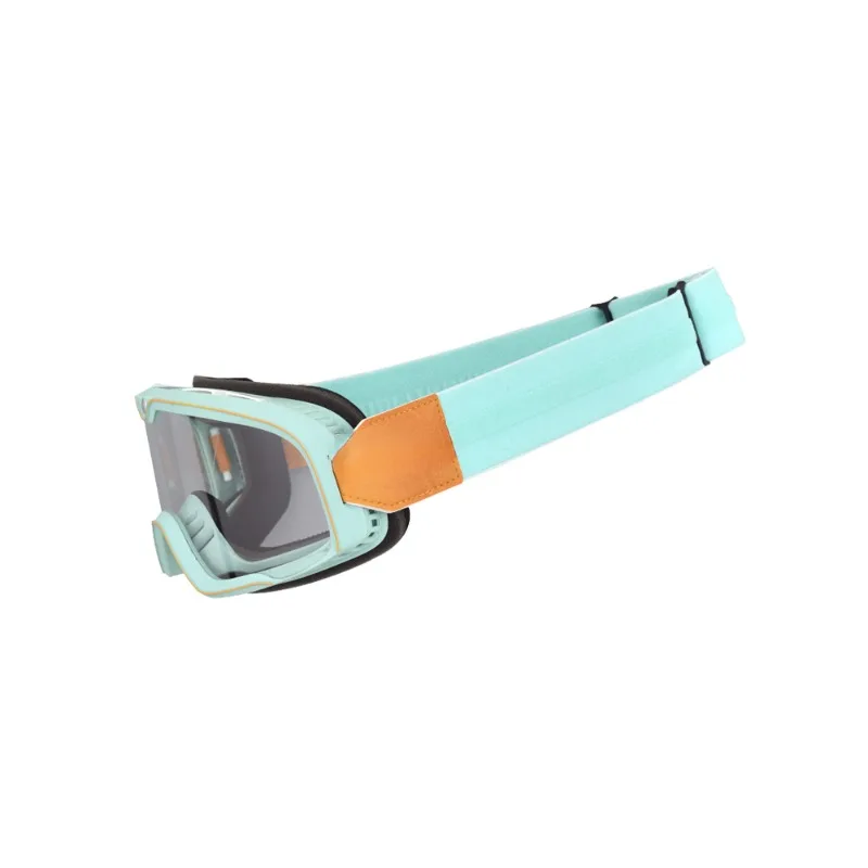 

Mint Green Retro Goggles Harley Goggles Sun Protection Color Changing Lens Free Transparent Lens