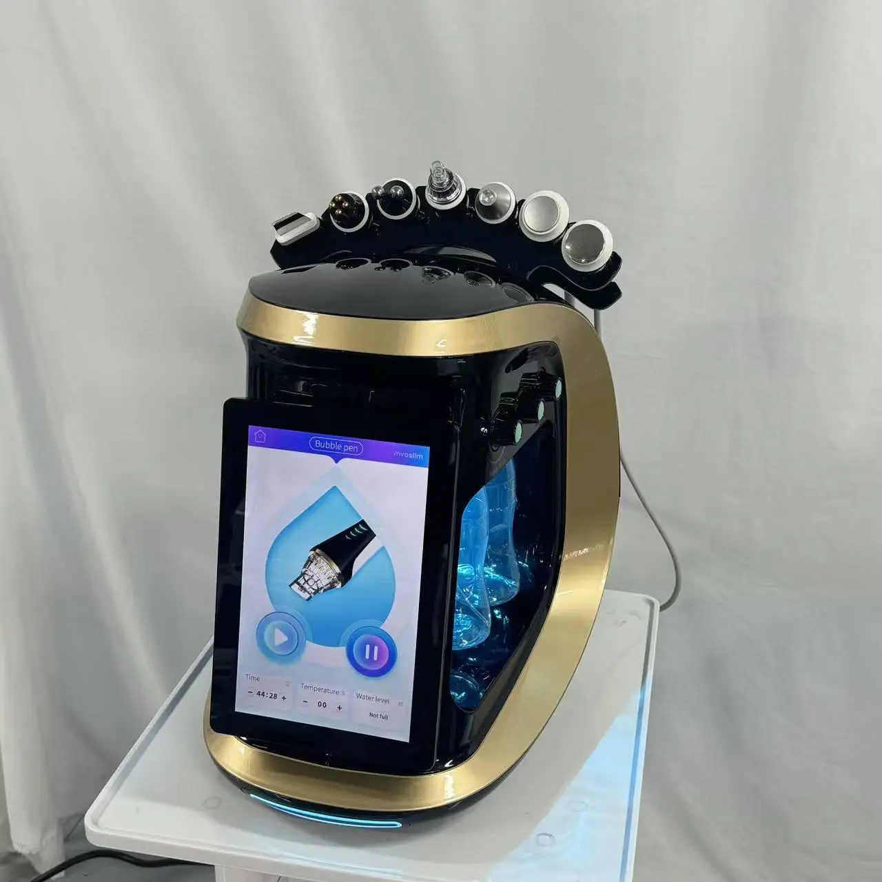 Hot Sale New Water Mill Sand Oxygen Ice Blue Intelligent Water Knife Peeling Small Bubble Ski Facial Mask Beauty Equipment