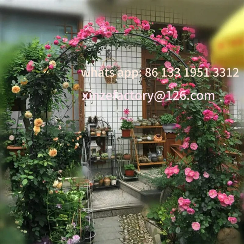 

Customizable Metal Climbing Plants Trellis Garden Arch Yard Path Archway Party Wedding Backdrop Stand