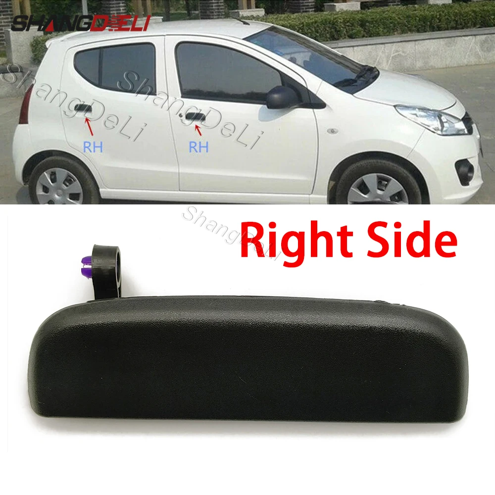 1Pc Black Front Rear Right Exterior Outside Door Open Handle For Suzuki Alto 2009 2010 2011 2012 2013 2014 Car Accessories