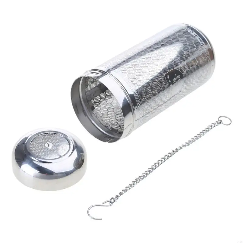 

LX0C Металлический чайник Infuser Teas Litter 316 сталь сталь текстуры Teas Infuser