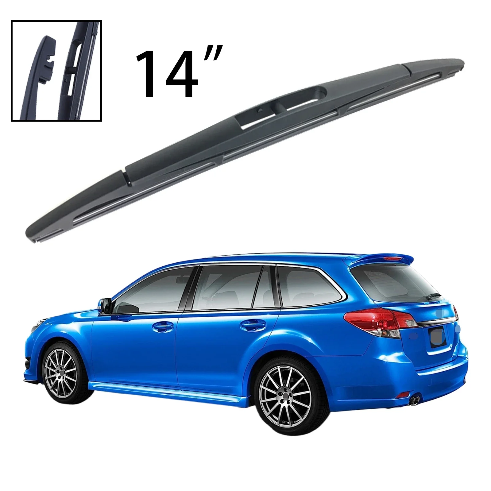 

14" Rear Windshield Windscreen Washer Wiper Blade For Subaru Legacy MK5 Station Wagon 2009-2014 Car Accessories Accsesories