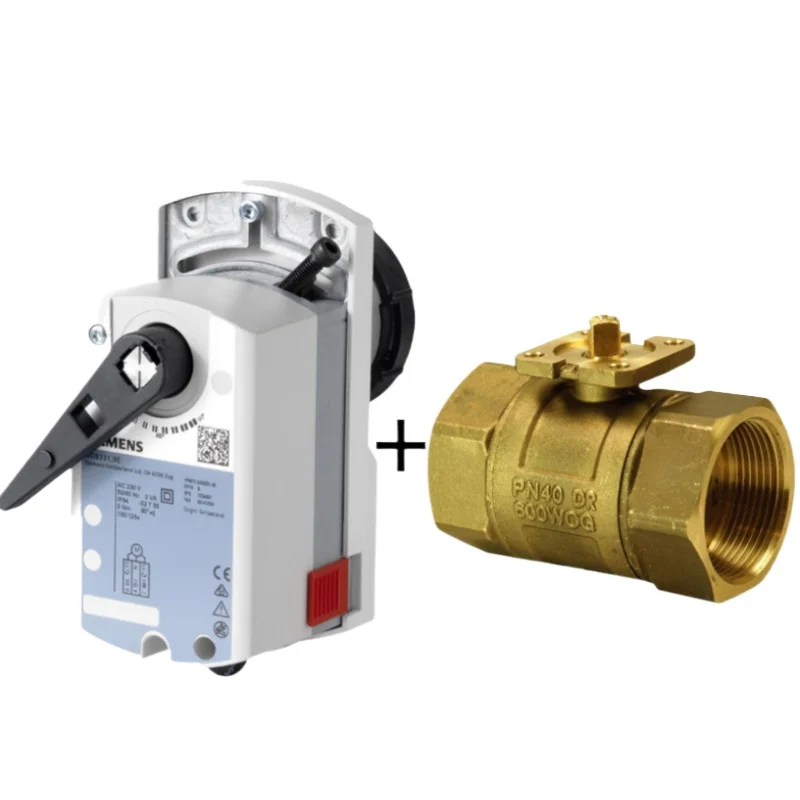 

Electric two or three way internal thread brass ball valve double position switch proportional control valve