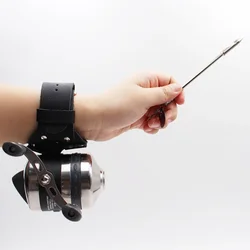 BL25 Fishing Reels Stainless Steel Metal Wheel Closed Fishing Wheel Spinning Fish Reel for Slingshot Shooting Fish with Dart