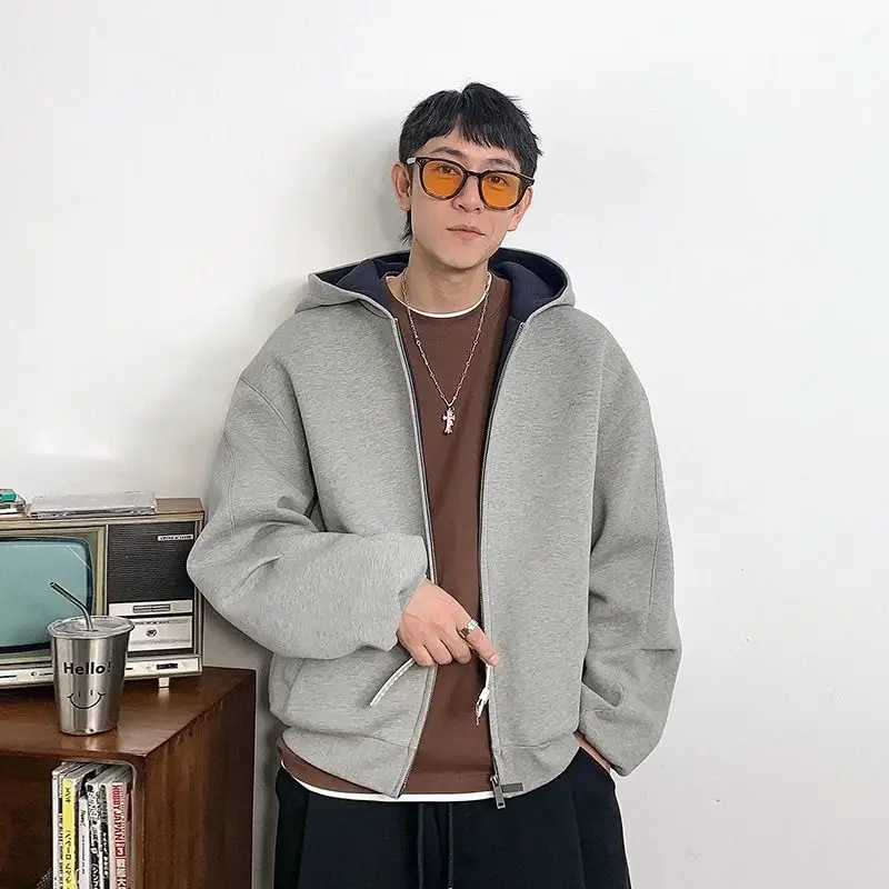 

Толстовка оверсайз унисекс в стиле ретро, весна-осень, американский кэжуал, с цветными блоками, для пар, в стиле High Street