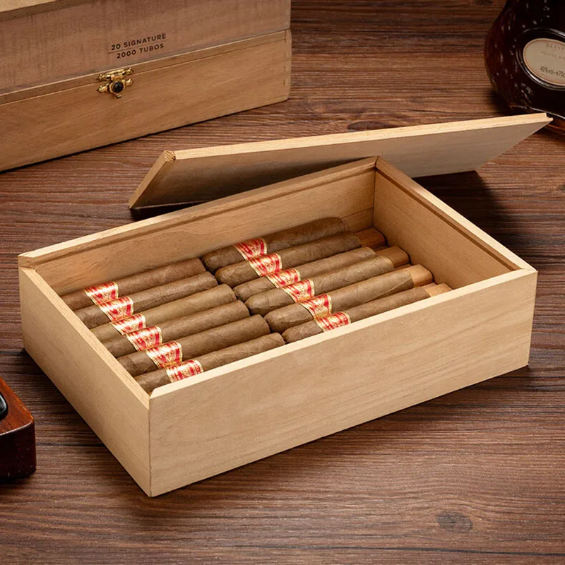 Portable Cedar Wood Cigar Travel Case, Cedar Wood Holder, Cigar Box, Cigar Accessories