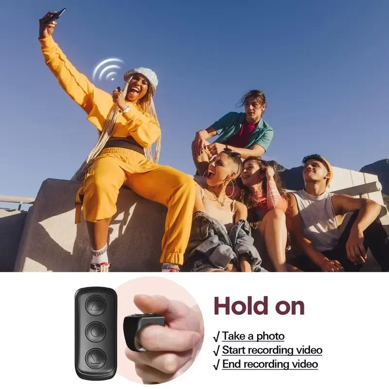 Hot Selling content creation and reading experience with this versatile portable smart wireless remote control ring.