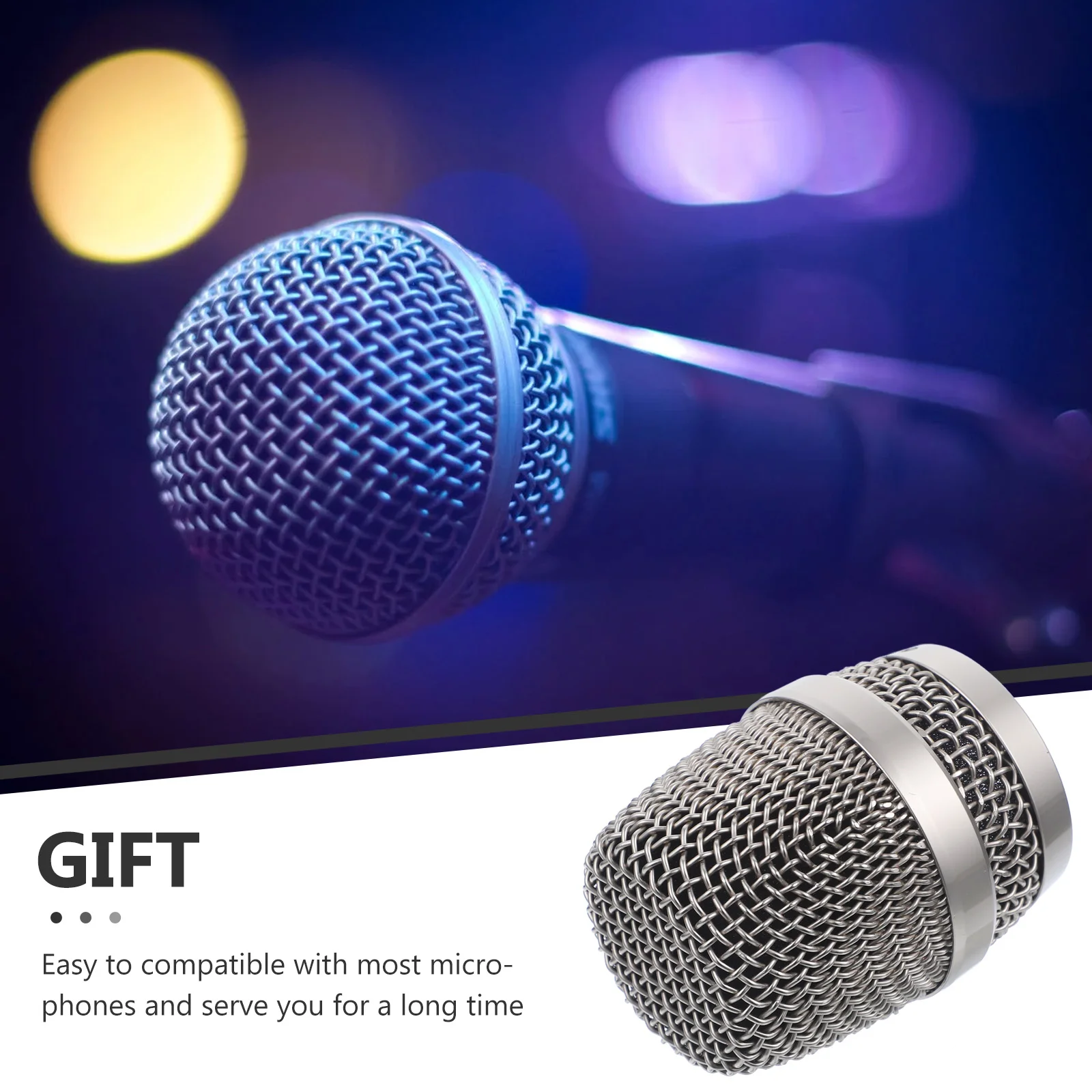 

Accessories Microphone Mesh Head Microphones Low Profile Arm Sponge Kit Ball Replacement for