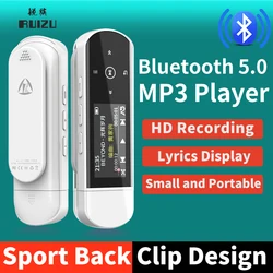 RUIZU 2025 New X69 Bluetooth MP3 Player USB Music Player Mini  Portable Clip Sports Walkman Support FM Recorder Clock Pedometer