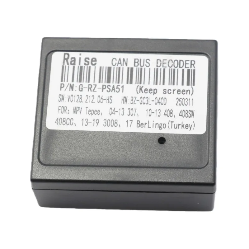 Car Radio Canbus Box Adaptor RZ-PSA01 For Peugeot 408 308 2007