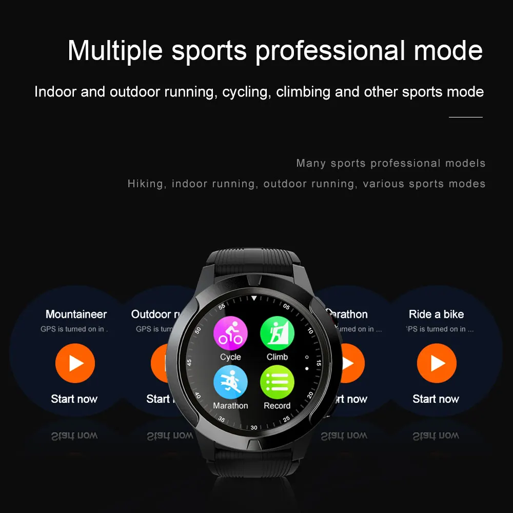 Smart Watch Can Be Inserted Into The Card Call GPS Exercise Step Health Monitoring Information Push Sleep Analysis Smart Watch