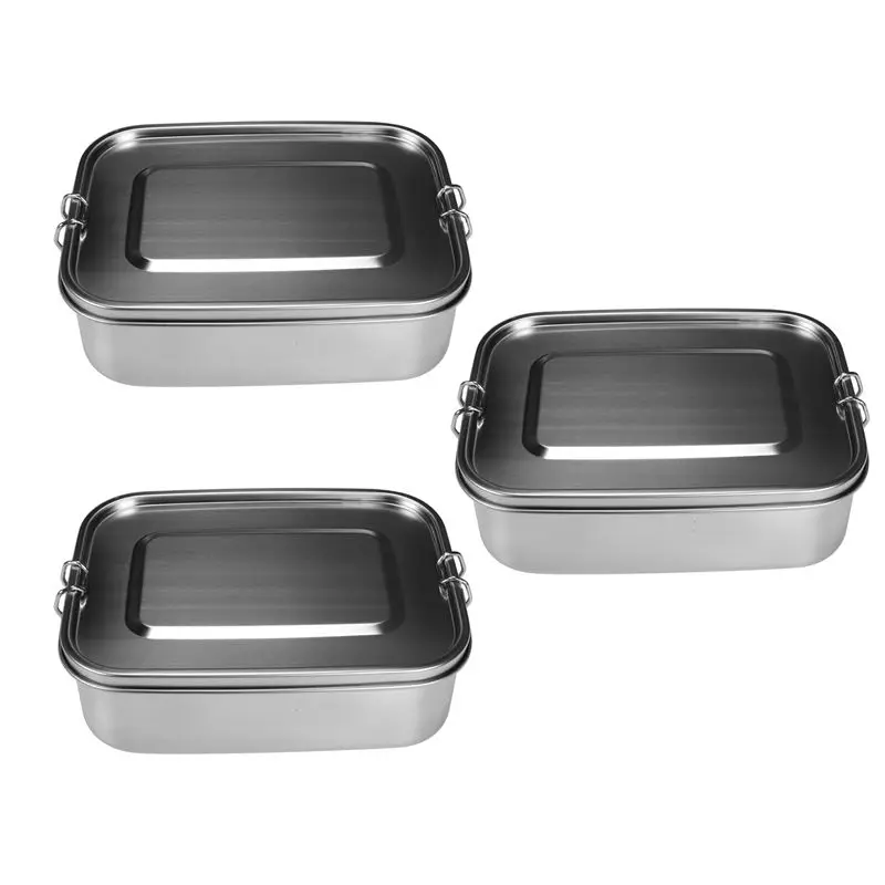 

Контейнер для обеда BHTS-3X, ланч-бокс с 3 отделениями для сэндвичей и двух боковых секций, емкость 1400 мл.