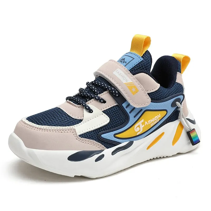 Zapatillas de deporte para niños, zapatillas de deporte de malla transpirables para niños y niñas, zapatillas de correr ligeras