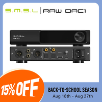 SMSL RAW-DAC1 Decoder MQA MQA-CD AK4191+AK4499EX Bluetooth 5.1 Support LDAC XU316 32Bit/768kHz DSD512 DAC RAW DAC1