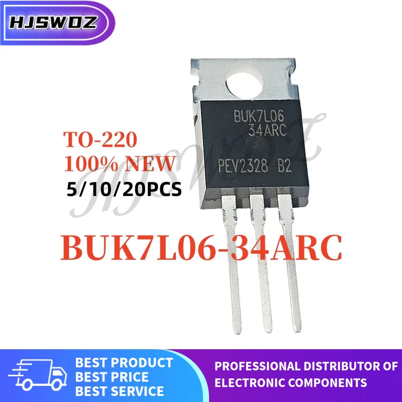 5-10-20PCS BUK7L06-34ARC BUK7L06 34ARC TO-220 34A 60V N-Channel MOSFET Brand New In Stock