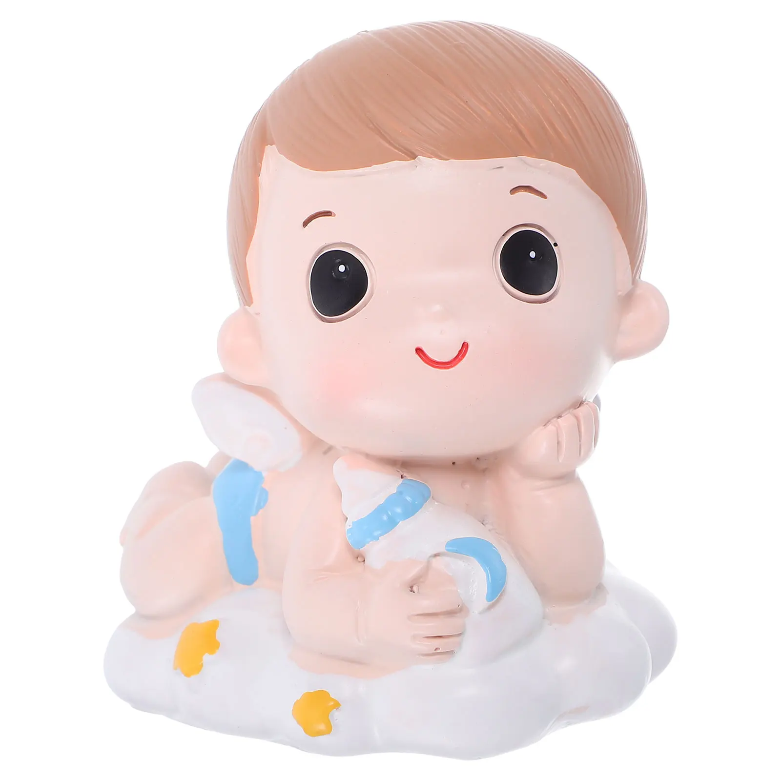

Creative Decoration Boy Desktop Decor Party Desktop Cake Ornament Decor Resin Cartoon Ornament Birthday Dessert