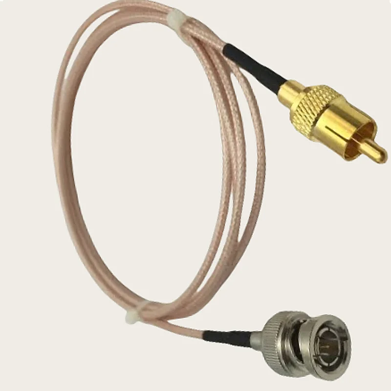 75 ohm BNC male plug to RCA male connector RF coaxial RG179 cable Q9/RCA-JJ video cable