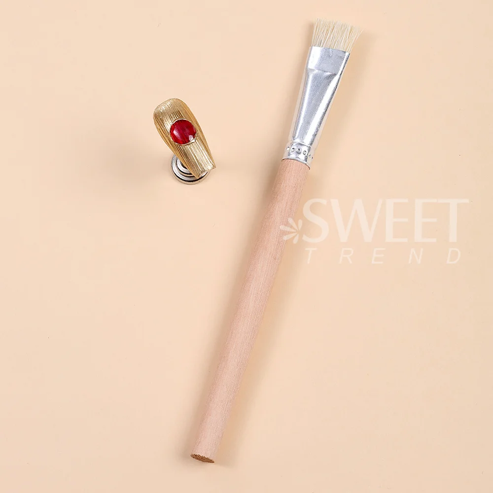 SWEET TREND-2pcs Nail Art Styling Brushes Texture Stripe Liner Brushes Hard Modeling Brush Painting Pen Manicure Tools Supplies