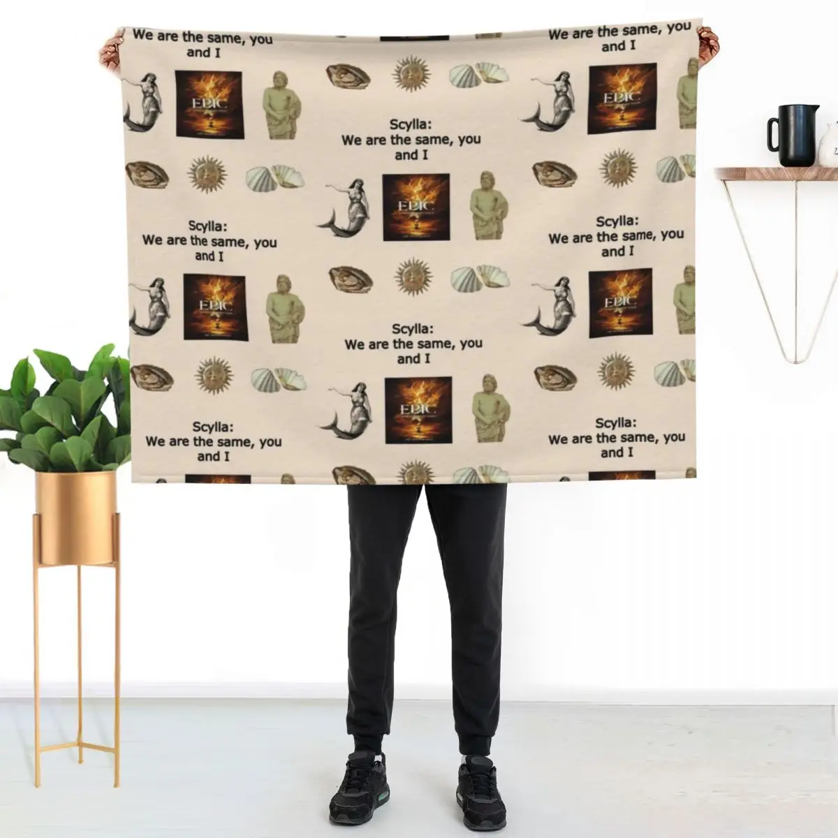 Epic the Musical Thunder Saga pack Throw Blanket Cozy Home Blanket Gift for Christmas Holiday