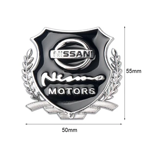 3D-Metall-Auto-Emblem-Schlaganfallaufkleber Eggs Emblema Dekoration Accessoire für Nissan Nismo GTR Versa X-Trail Xterra Qashqai J10 8 Hauptverkäufe Nissan GTR - №8