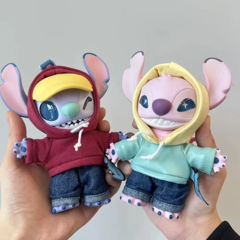 

Stitch Gen Z Street Series, фигурка слепых коробки, милая виниловая кукла Stitch Mystery Box, плюшевая сумка-сюрприз, подвеска, подарок на день рождения, игрушки, новинка