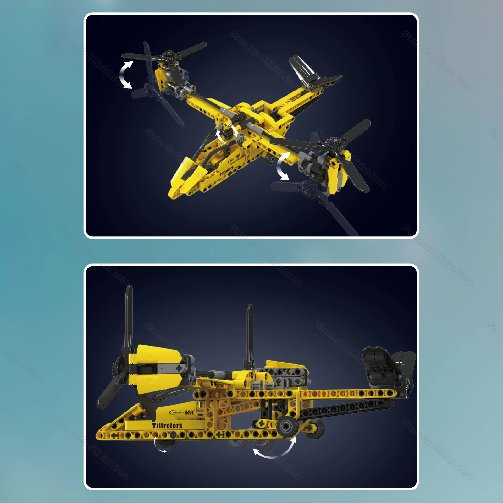 

Mold King 279 шт. наклонный самолет мини-строительные блоки STEM развивающая игрушка для детей и взрослых