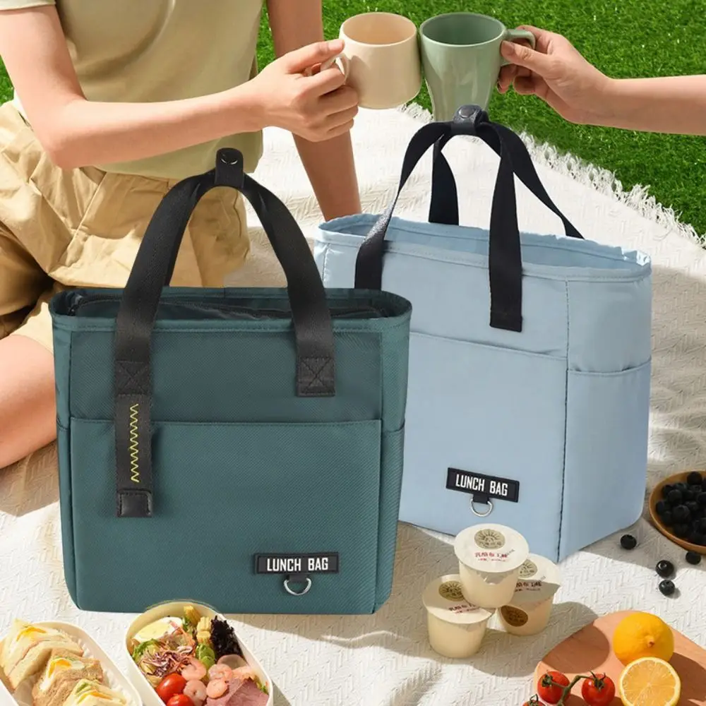 

Изолированный ланч-бокс большой емкости, изолированный дизайн, термоматериал, термосумка, застежка-молния, водонепроницаемая сумка для пикника