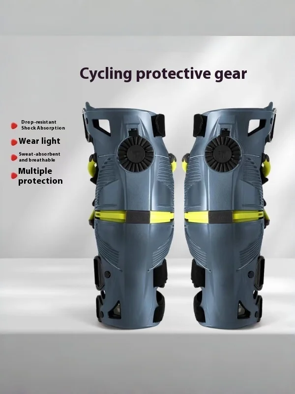 T Brand MX Motorcycle Riding Equipment T10 Stabilizer Knee Pads Hard Shell Professional Protection Medical Crawling TPU Material