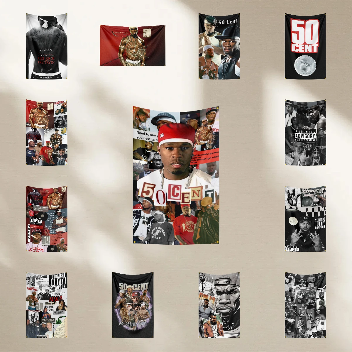 Music BandMusic Band Flag for 5-0 c-c-e-nt Fans Banner campaign gathering double stitched home ornament Decor Tapestry