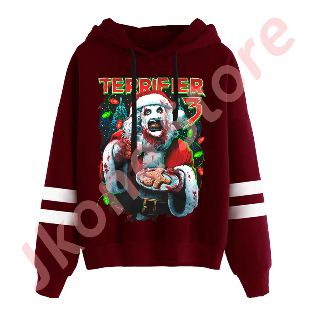 Terrifier Milk And Carnage Merch Pullover Hoodies Cosplay Women Men Fashion Casual Long Sleeve Sweatshirts