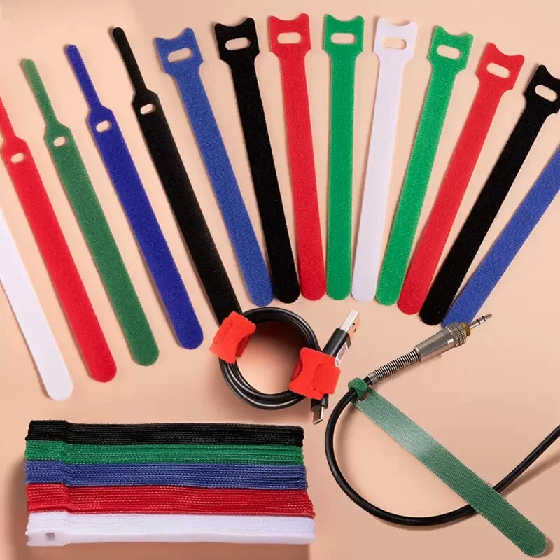 Reusable Adjustable Non Slip Nylon Plant Ties With Hook And Loop Fasteners For Gardening Plant Support Home Decor