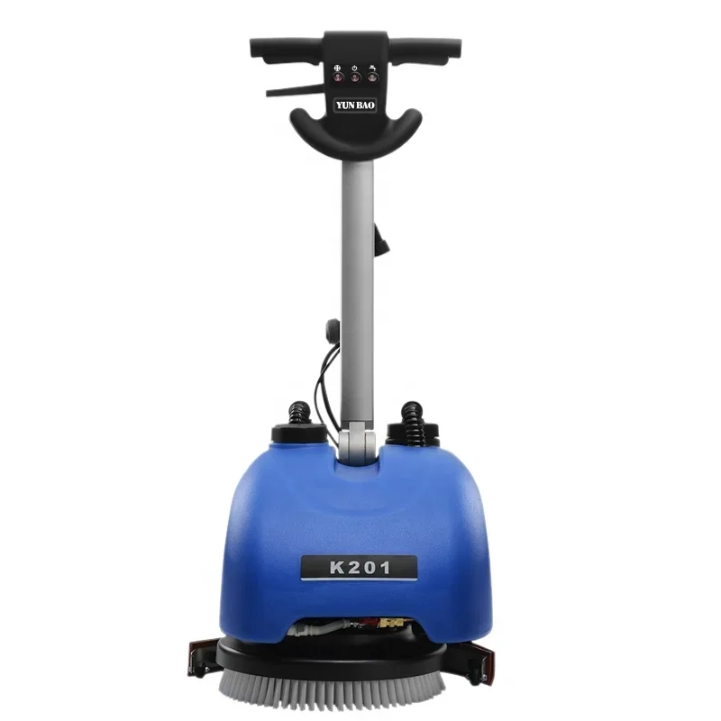 Electric rotating 13 inch brush small floor scrubber washing machine