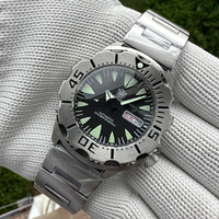 STEELDIVE Men Automatic Watch 42.2mm Mechanical Wristwatch Diver 20ATM C3 Luminous Sapphire NH36 Gradient Monster Dial Week Date