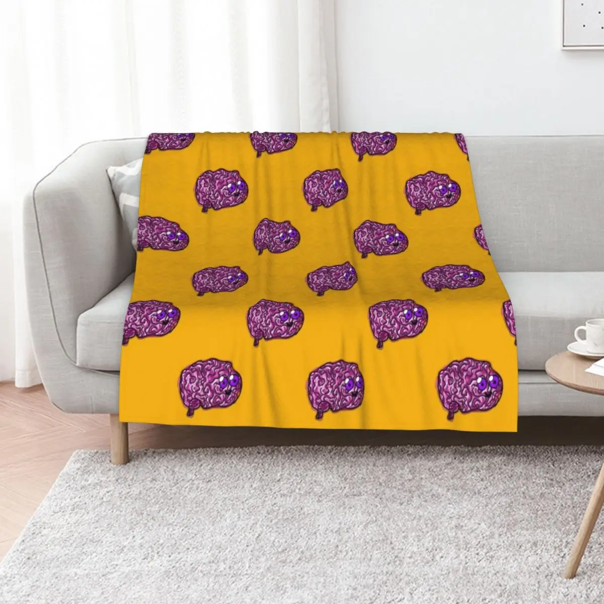 Brain Throw Blanket Sofa Throw Blankets Sofas Of Decoration Luxury Designer Soft Plaid Polar Loose Blankets